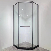 Système de drainage de seuil de porte de douche moderne et écologique en acier inoxydable/aluminium, rail inférieur anti-corrosion pour salle de bain