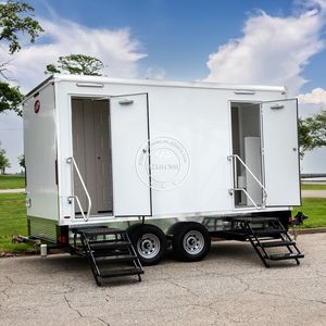 Prefabricated Emergency <b>EPS</b> Sandwich Panels Mobile Toilets Outdoor Portable Toilet Camping Caravan Use - Product Image 1