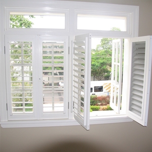 Volets à lamelles horizontaux manuels en alliage d'aluminium pour <span class=keywords><strong>isolation</strong></span> acoustique et pare-soleil, avec ventilation moderne pour fenêtres - Product Image 4