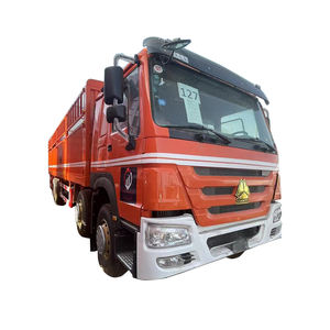 Camión de carga usado Sinotruck Howo 6x4 8x4 10 12 ruedas 40-60 <span class=keywords><strong>toneladas</strong></span> valla lateral de servicio pesado LHD RHD - Product Image 1