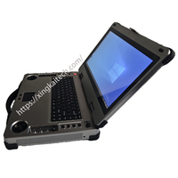 Station de Contrôle au Sol FHSS Hopping SDR pour Drones, Écran HD 15,6 Pouces, Double Bande FPV, Station au Sol pour Drones UAV, Portée Longue de 10-15 KM, 2.4G/5.8G