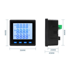 Misuratore di Energia Digitale Multifunzione Trifase 400V RS485 con Display LCD per Tensione, Amperaggio, Potenza, Frequenza - Product Image 6