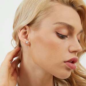 Yellow 18k Gold Plated Gift Party Trendy Baguette <b>Women</b> Stainless Steel Fashion <b>Jewelry</b> Stud Earrings Free Shipping <b>Set</b> - Product Image 6