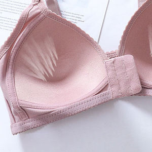 Boucle avant grande taille mince Sexy respirant <span class=keywords><strong>dessin</strong></span> latéral sous-vêtements femmes Push up soutien-gorge réglable - Product Image 4