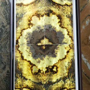 Panneau mural rétro-éclairé, décoration d'hôtel de luxe, peinture naturelle en onyx, feuille de <span class=keywords><strong>marbre</strong></span>, côté onyx - Product Image 1