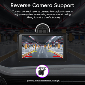 20 % de réduction sur l'écran CarPlay sans fil 7 pouces Plug and Play, transmetteur FM BT, moniteur GPS portable pour toutes les voitures anciennes, mise à niveau pour toutes les voitures. - Product Image 5