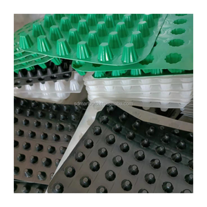 Planche à fossettes moderne en HDPE Planche de drainage de fondation en plastique imperméable pour parc extérieur en pente de toit <span class=keywords><strong>routier</strong></span> Autres applications - Product Image 2