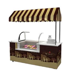 Mobile Food Trailer Kuchen Schaufenster Eis wagen zum Verkauf - Product Image 1