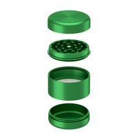 Broyeur à tabac en aluminium 55MM 4 couches Vente en gros Accessoires pour fumeurs manuels Broyeur d'herbes en métal personnalisé