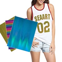 Échantillon Gratuit - Film Holographique Opale Arc-en-ciel à Prix d'Usine avec Vinyle Thermocollant PET pour Transfert Flexible