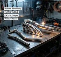 Kit d'échappement haute performance Ecnal pour BMW B58 Gen2 G42 240i G20 340i G22 440i G30 540i en acier inoxydable, collecteur d'échappement simple turbo