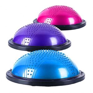 Produit phare usine BSCI : Ballon d'équilibre pour la vente, ballon de stabilité dôme pour la gym et le fitness, tubes de résistance, demi-ballon d'équilibre pour le yoga - Product Image 1