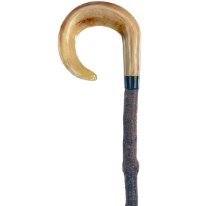 Bâton de marche d'extérieur Orion Handicraft en corne de buffle naturelle, écologique, personnalisable, léger et durable, pour personnes âgées - Product Image 1