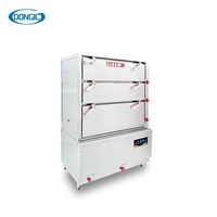 Armoire de cuisson vapeur trois portes électrique/gaz pour fruits de mer
