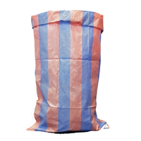 Sac tissé en polypropylène coloré populaire haute résistance 50 kg 100 kg pour l'emballage de céréales en vrac et l'alimentation animale