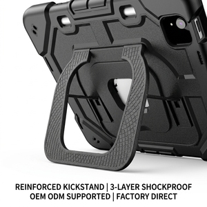 เคสกันกระแทกแบบหนาพร้อมที่จับและขาตั้งสำหรับ iPad Air 4/5 11 นิ้ว Pro 11 นิ้ว รุ่นที่ 1-4 ขายส่งจำนวนมาก - Product Image 3