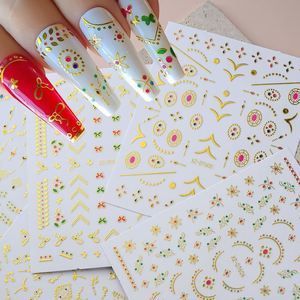 12 Piezas de Adhesivos para Uñas <span class=keywords><strong>con</strong></span> Diseño de Estrella y Rayas Plateadas en 3D, Calcomanías Francesas <span class=keywords><strong>con</strong></span> Efecto Bronceado, Decoración de Uñas <span class=keywords><strong>con</strong></span> Ondas, 10*8cm, Líneas Triangulares de Arcoíris para Manualidades - Product Image 4