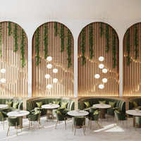 Fabrication de mobilier pour hôtels, restaurants, cafés et fast-foods : banquettes demi-circulaires, tables et chaises de restaurant