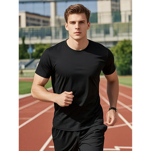 Camisetas de secado rápido para hombres de moda Camiseta informal suave cómoda y elegante para hombres - Product Image 1