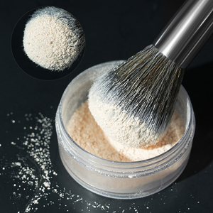 Nuevo juego de <span class=keywords><strong>brochas</strong></span> de <span class=keywords><strong>maquillaje</strong></span> profesionales mango de aluminio plateado <span class=keywords><strong>brochas</strong></span> cosméticas base corrector <span class=keywords><strong>polvo</strong></span> cara - Product Image 4