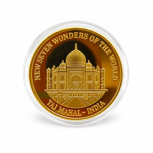 Juego de Monedas de las Siete <span class=keywords><strong>Maravillas</strong></span> <span class=keywords><strong>del</strong></span> <span class=keywords><strong>Mundo</strong></span> 2026, Chapadas en Oro, Hierro con Relieve 3D, con Estuche - Product Image 4