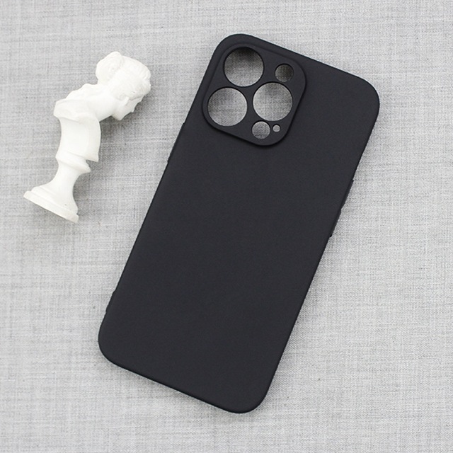 Matte Soft Tpu Silicone Shockproof Mobile Phone Cover Frosted Soft Rubber Case for Iphone 12 13 14 Pro MaxFfactory Wholesale