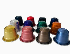 Nueva cápsula desechable Cápsulas de café Cápsula vacía de aluminio <span class=keywords><strong>Nespresso</strong></span> con tapa - Product Image 1