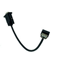 Cable de Conversión Serial con Conector Hembra RS232 DB9 a USB Tipo-A (USB 2.0) DB9F-USB AF 25cm YR-DBAF-1