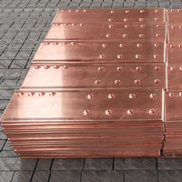 Barre plate en cuivre C11000, barre omnibus électrique pour appareillage de commutation, transformateur et système de distribution d'énergie