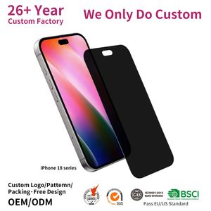 ฟิล์มกันรอยแบบกำหนดเองสำหรับ iPhone 18 Pro 9H 28 °   ฟิล์มกระจกนิรภัยป้องกันการสอดแนมสำหรับหน้าจอโทรศัพท์มือถือ - Product Image 1