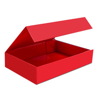 Großhandel Benutzerdefinierte Logo-Bedruckte Starre Geschenkbox mit Schaumstoffeinlage aus Recyclingmaterialien, Magnetverschluss, Matter Laminierung und UV-Beschichtung