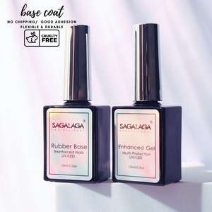 Suministros <span class=keywords><strong>para</strong></span> <span class=keywords><strong>uñas</strong></span> 15ML Base Coat Gel Polish Diseño profesional Libre <span class=keywords><strong>de</strong></span> crueldad Personalizar sus etiquetas Capa base transparente <span class=keywords><strong>para</strong></span> <span class=keywords><strong>uñas</strong></span> <span class=keywords><strong>de</strong></span> gel - Product Image 5