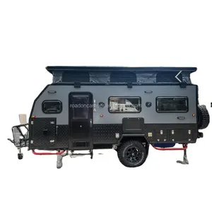 Off Road Lixury 4 ruedas Camping Travel Australian Standard Off Road Pop Top Camper Trailer