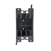 NBKEAO W355R Boîtier d'encastrement poli 3 modules pour interrupteur et prise, bleu, PVC, IP, pour travaux anciens, 152X94X95, Chine