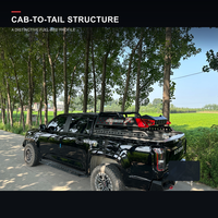 Barre de toit sport TC12 en métal pour pick-up avec support de roue de secours et positions de feux LED pour JMC Dadao Changan F70