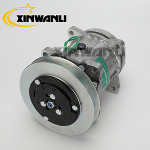 Compresor de Aire Acondicionado para Excavadora SD7H15 8042 R134a, Compresor de Refrigerante para Aire Acondicionado, Apto para Camión Takeuchi 185 - Product Image 3