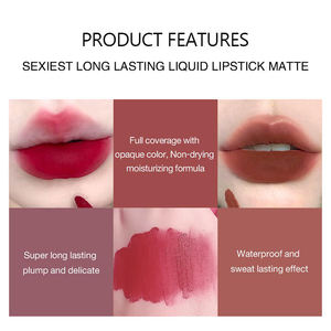 Rouge à lèvres coffret cadeau rouge à lèvres mat hydratant imperméable à l'eau longue durée antiadhésif tasse brillant à lèvres avec votre logo - Product Image 6