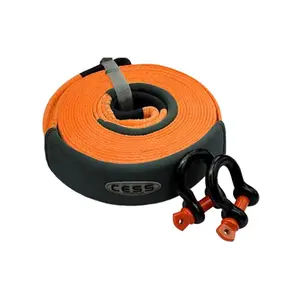 Phục hồi Tow Rope 9M 15t xe trailer Tow dây đeo phục hồi Kit xe ô tô các bộ phận