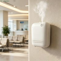 Diffuseur d'arômes mural AE109 à batterie 150 ml, nébuliseur d'air froid pour huiles essentielles, diffuseur de parfum pour hôtels, salles de bain, usines (OEM)