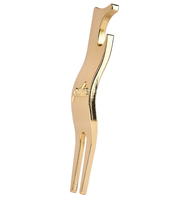 Ouvre-bouteille multifonction fourche verte fourche de golf en alliage de zinc jeu de marques de balles autres produits de golf divot outil de réparation
