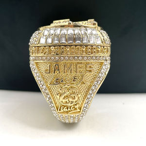 خاتم بطولة ليكرز لكرة السلة لعام 2020 بتصميم مخصص للفرق الرياضية، مجوهرات رجالية للأبطال، خاتم ليبرون جيمس - Product Image 6