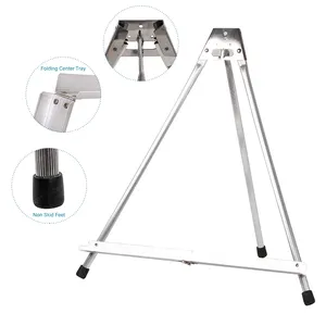 SINOART sandaran Tripod lipat portabel, sandaran meja Aluminium Studio artis