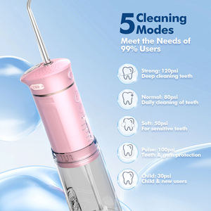 Irrigador Bucal Portátil Plegable Fomis, 3 Modos, Tabletas Blanqueadoras, Recargable por USB, Resistente al Agua IPX7, Niveles de Presión, para Hogar y Hotel - Product Image 2