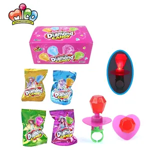 lighting diamond shaped ring lollipop candy