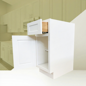USA Warehouse Free Shipping B09-B21 Ready To Assemble <b>Kitchen</b> <b>Cabinet</b> Modern White Shaker Solid Wood Base <b>Cabinets</b> In Stock - Product Image 1