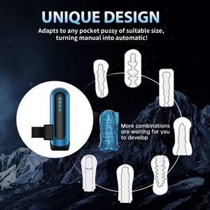 Vibrador Eléctrico Telescópico Automático Externo para Hombres, Copa de Masturbación, Ejercitador de Pene Masculino - Product Image 3