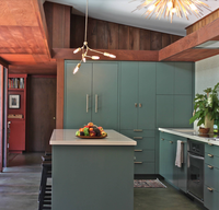 Vermonhouzz - Armoire de cuisine classique traditionnelle, style Shaker américain, ensemble d'armoires de cuisine durables, armoire de cuisine bicolore