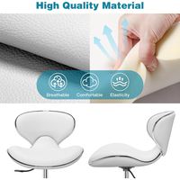 Tabouret de direction ergonomique moderne professionnel réglable avec roulettes et pivotant pour bureau à domicile