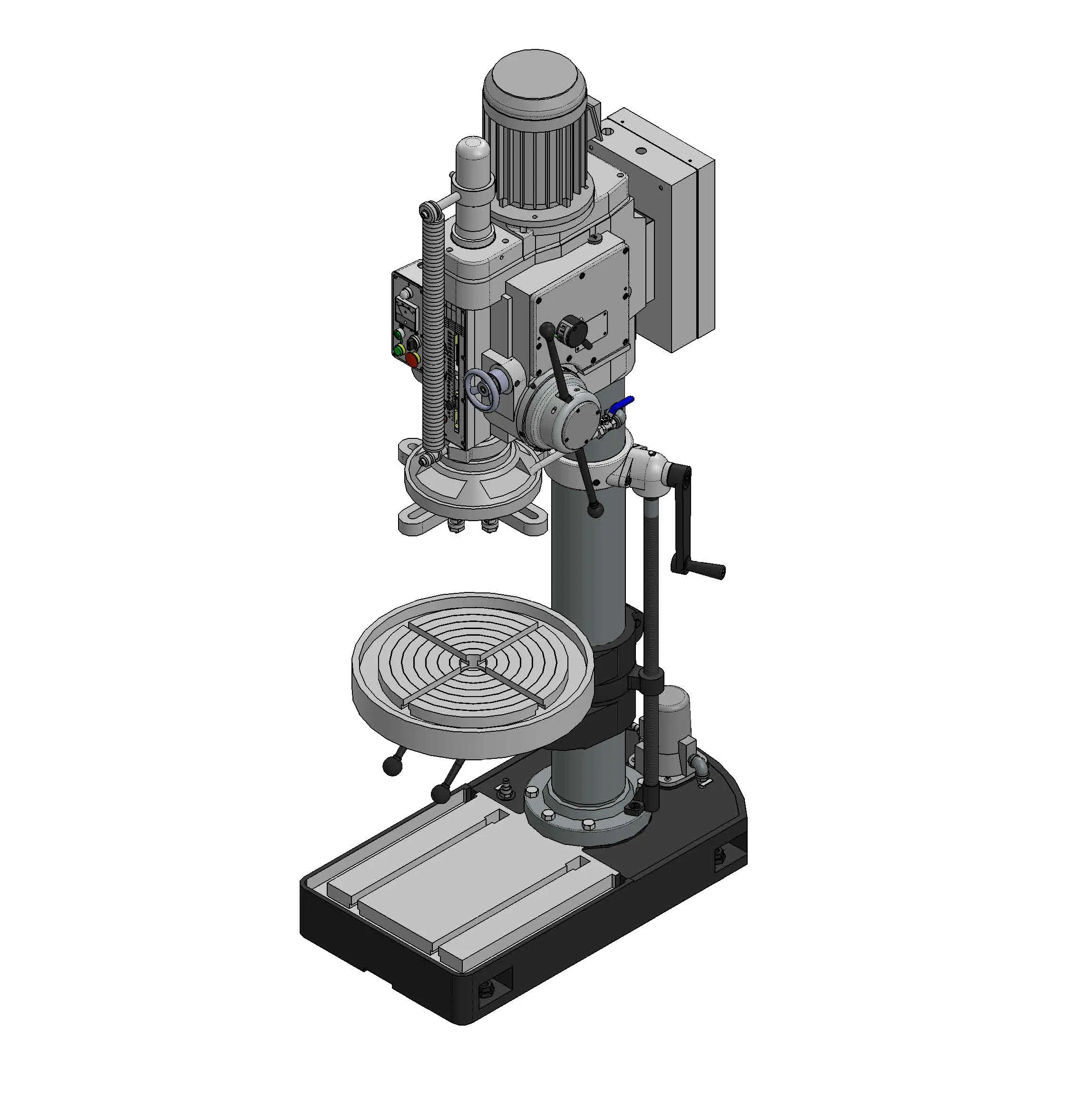 Taiwan Premium Elétrica Perfuração Vertical Tapping Machine Mesa quadrada para exportação por atacado