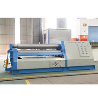 Machine à cintrer les tôles à 4 rouleaux automatique à cadre rigide pour une fonctionnement stable dans la fabrication métallique